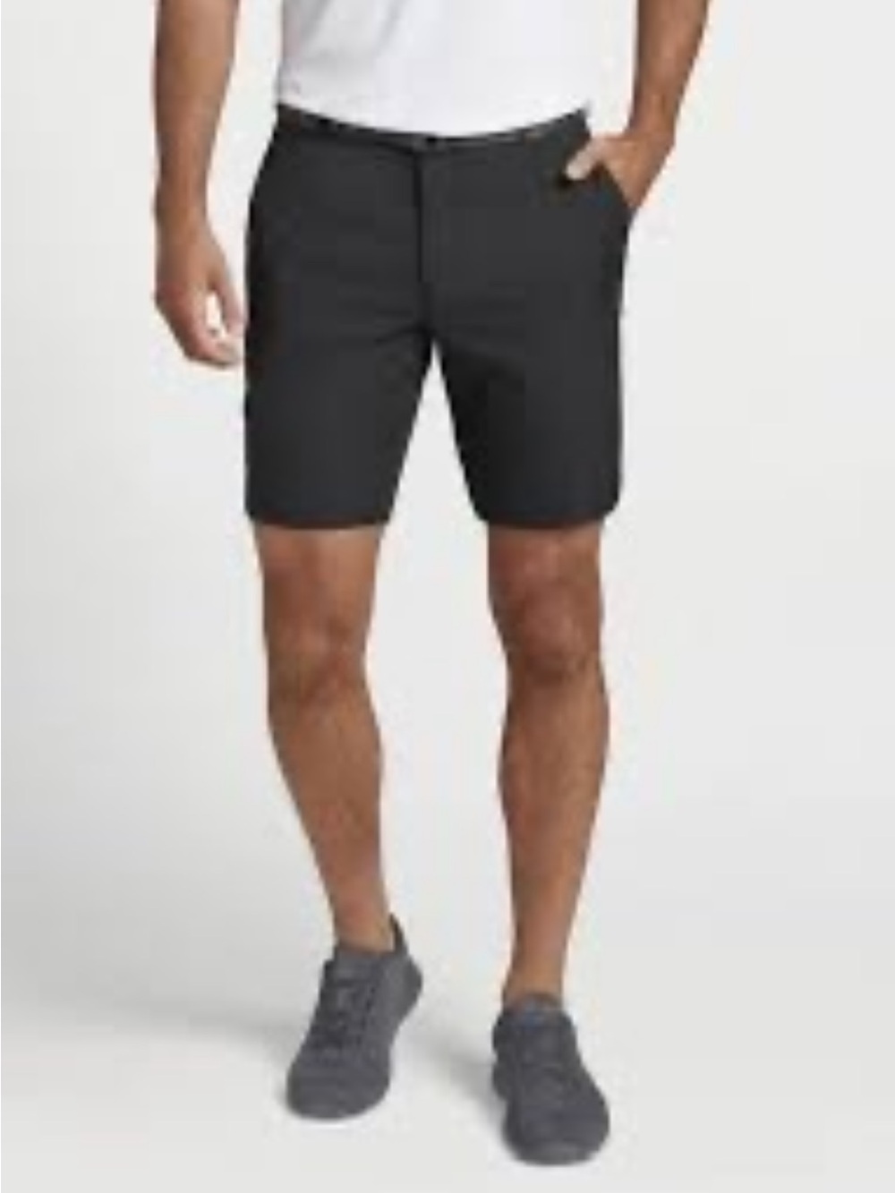 NWT Peter Millar Men's Performance Shorts Stretch Polyester Classic Black Sz 38